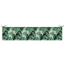 Bænkpude SOEST 100% polyester Bladmønster 200 x 40 x 8 cm
