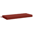 Bænkpude SOEST 100% polyester Rød 110 x 50 x 8 cm