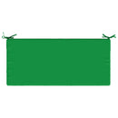 Bænkpude SOEST 100% polyester Grøn 110 x 50 x 8 cm