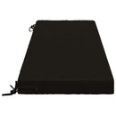 Bænkpude SOEST 100% polyester Sort 150 x 50 x 8 cm