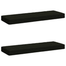 2-delt bænkepude VUGHT 2 pcs 100% polyester Sort 60 x 30 x 5 cm