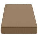 2-delt bænkepude VUGHT 2 pcs 100% polyester Gråbrun