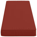 2-delt bænkepude VUGHT 2 pcs 100% polyester Rød 100 x 30 x 5 cm