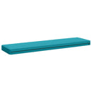 1-delt bænkepude VUGHT 100% polyester Turkis 100 x 30 x 5 cm