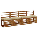 1-delt bænkepude VUGHT 100% polyester Beige 110 x 30 x 5 cm