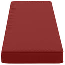 1-delt bænkepude VUGHT 100% polyester Vinrød 110 x 30 x 5 cm
