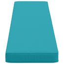 1-delt bænkepude VUGHT 100% polyester Turkis 150 x 30 x 5 cm