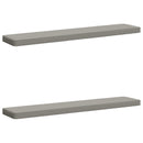 2-delt bænkepude VUGHT 2 pcs 100% polyester Grå 160 x 30 x 5 cm