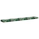 2-delt bænkepude VUGHT 2 pcs 100% polyester Bladmønster
