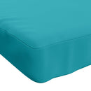 1-delt bænkepude VUGHT 100% polyester Turkis 180 x 30 x 5 cm