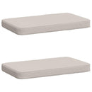 2-delt bænkepude VUGHT 2 pcs 100% polyester Hvid 60 x 40 x 5 cm