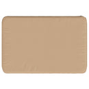 1-delt bænkepude VUGHT 100% polyester Sandfarvet 60 x 40 x 5 cm