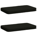 2-delt bænkepude VUGHT 2 pcs 100% polyester Sort 60 x 40 x 5 cm