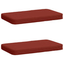 2-delt bænkepude VUGHT 2 pcs 100% polyester Rød 60 x 40 x 5 cm