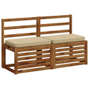 2-delt bænkepude VUGHT 2 pcs 100% polyester Beige