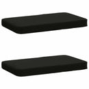 2-delt bænkepude VUGHT 2 pcs 100% polyester Sort 60 x 40 x 5 cm