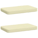 2-delt bænkepude VUGHT 2 pcs 100% polyester Cremefarvet