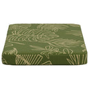 1-delt bænkepude VUGHT 100% polyester Bladdesign 60 x 40 x 5 cm