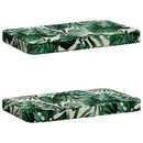 2-delt bænkepude VUGHT 2 pcs 100% polyester Bladmønster