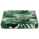 2-delt bænkepude VUGHT 2 pcs 100% polyester Bladmønster