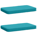 2-delt bænkepude VUGHT 2 pcs 100% polyester Turkis