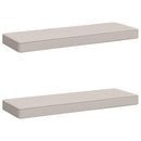 2-delt bænkepude VUGHT 2 pcs 100% polyester Hvid 80 x 40 x 5 cm