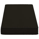 2-delt bænkepude VUGHT 2 pcs 100% polyester Sort 80 x 40 x 5 cm