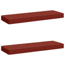 2-delt bænkepude VUGHT 2 pcs 100% polyester Rød 80 x 40 x 5 cm