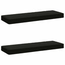 2-delt bænkepude VUGHT 2 pcs 100% polyester Sort 80 x 40 x 5 cm