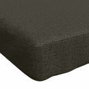 1-delt bænkepude VUGHT 100% polyester Antracit 100 x 40 x 5 cm