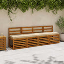 1-delt bænkepude VUGHT 100% polyester Beige 120 x 40 x 5 cm