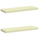2-delt bænkepude VUGHT 2 stk. 100% polyester Cremefarvet