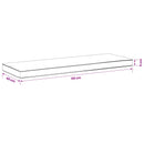 2-delt bænkepude VUGHT 2 stk. 100% polyester Flerfarvet