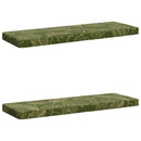 2-delt bænkepude VUGHT 2 stk. 100% polyester Bladdesign