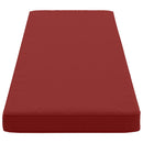 1-delt bænkepude VUGHT 100% polyester Vinrød 140 x 40 x 5 cm