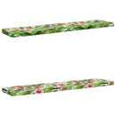 2-delt bænkepude VUGHT 2 stk. 100% polyester Flerfarvet