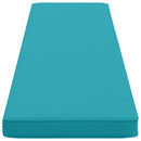 1-delt bænkepude VUGHT 100% polyester Turkis 180 x 40 x 5 cm