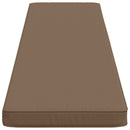 1-delt bænkepude VUGHT 100% polyester Gråbrun 200 x 40 x 5 cm