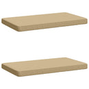 2-delt bænkepude VUGHT 2 stk. 100% polyester Beige