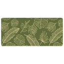 2-delt bænkepude VUGHT 2 stk. 100% polyester Bladdesign