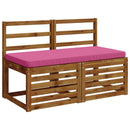 1-delt bænkepude VUGHT 100% polyester Lyserød 100 x 50 x 5 cm