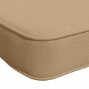 2-delt bænkepude VUGHT 2 stk. 100% polyester Sandfarvet