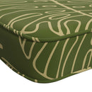 2-delt bænkepude VUGHT 2 stk. 100% polyester Bladdesign