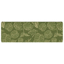 2-delt bænkepude VUGHT 2 stk. 100% polyester Bladdesign