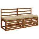 1-delt bænkepude VUGHT 100% polyester Beige 160 x 50 x 5 cm