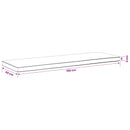2-delt bænkepude VUGHT 2 stk. 100% polyester Kongelig blå
