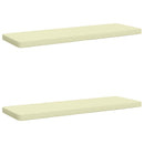 2-delt bænkepude VUGHT 2 stk. 100% polyester Cremefarvet
