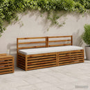 1-delt bænkepude VUGHT 100% polyester Hvid 200 x 50 x 5 cm