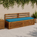 1-delt bænkepude VUGHT 100% polyester Lyseblå 180 x 50 x 5 cm