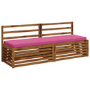 1-delt bænkepude VUGHT 100% polyester Lyserød 170 x 50 x 5 cm